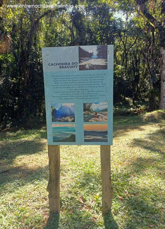 trilha para a cachoeira do Bracuí