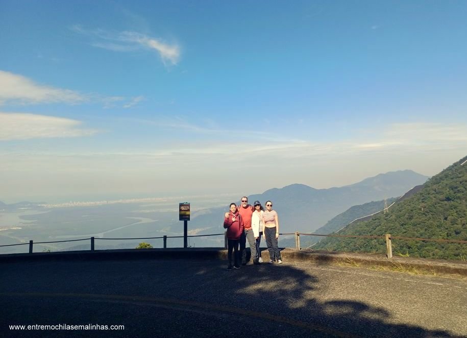 Mirante do Uau no Parque Caminhos do Mar