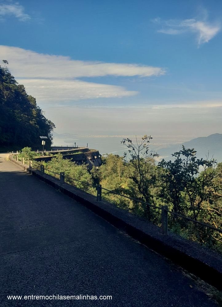 Mirante do Uau no Parque Caminhos do Mar